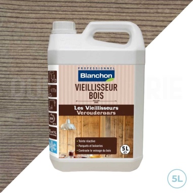 🥇 Vieillisseur bois cendre 5L Blanchon - Effet cendré naturel pour bois