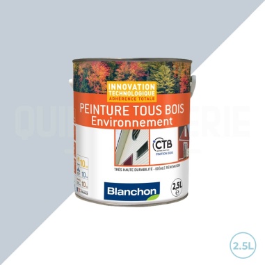 🔥 Peinture Blanchon pour bois environnement - Gris clair ral 7035 - Protection durable