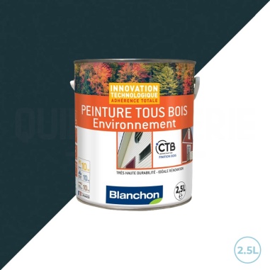 🌞 Peinture Blanchon boiseries gris anthracite 2,5L : Protégez et embellissez avec élégance !