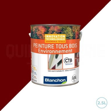 🥇 Peinture Blanchon ral 3004 rouge basque pour boiseries – Durable et écologique