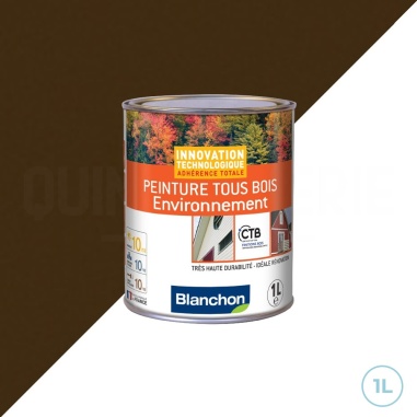 🥇 Peinture boiseries ral 8014 brun sepia 1L Blanchon - Protection durable