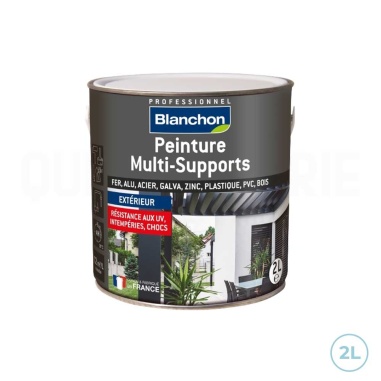 🥇 Peinture multi-supports Blanchon blanc satiné 2L - Achetez maintenant pour une protection durable !