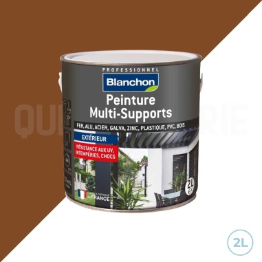 🥇 Peinture Blanchon multisupports extérieur ral 8003 satiné - Finition durable et élégante