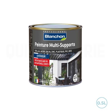 🎨 Peinture Blanchon blanc satiné 0,5L - Polyvalence et finition élégante