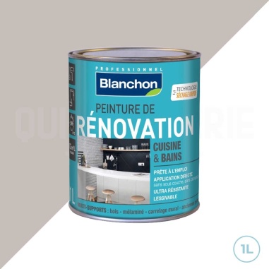 🥇 Blanchon peinture de rénovation gris lin 1L pour cuisines et bains