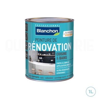 🎯 Peinture de rénovation Blanchon blanc 1L - Idéale pour cuisines et salles de bains