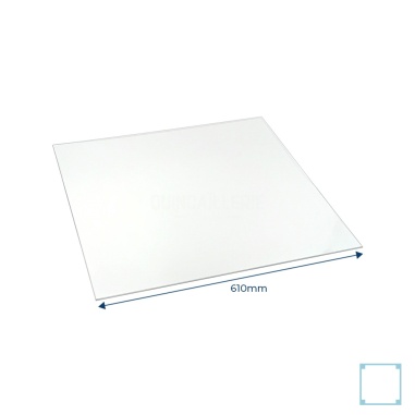 Verre de serre horticole 610x610 - 4mm