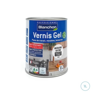 🥇 Blanchon vernis incolore 1L - Gel bio pour boiseries – Protection écologique