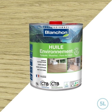 Huile environnement biosourcée Chêne Blanchon 5L - Protection bois écologique