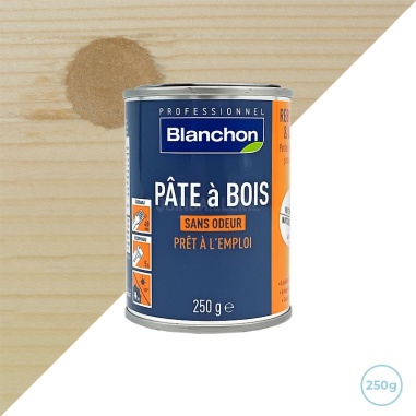 🥇 Blanchon pâte à bois 250g - Naturel : Réparez et restaurez facilement vos bois