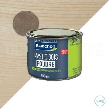 Mastic en poudre teinte chêne rustique Blanchon 500g