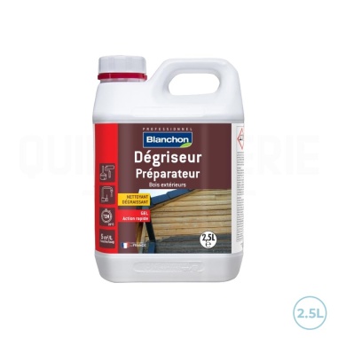 💥 Dégriseur préparateur bois blanchon 2,5L | Rénovez vos boiseries extérieures