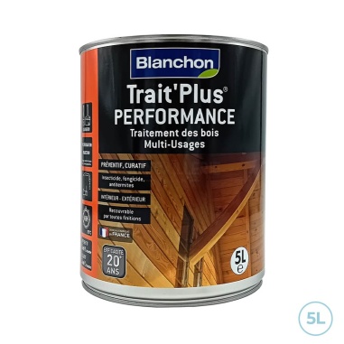 🌳 Traitement Trait'Plus Performance pour boiseries 5L Blanchon | Protection efficace bois