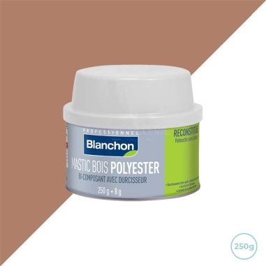 Mastic bois polyester 250g - Chêne - Blanchon