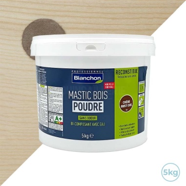 Blanchon mastic bois poudre chêne rustique 5kg